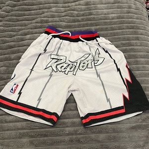 Vintage Just Don Toronto Raptors Shorts